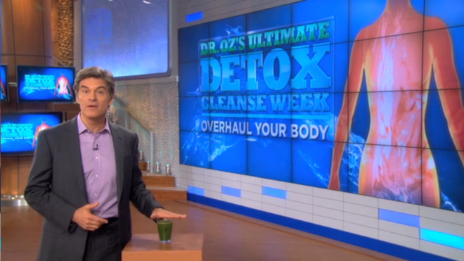 Click this photo for a link to watch Dr. Oz on Joe Cross' 3-Day Weekend Juice Cleansing